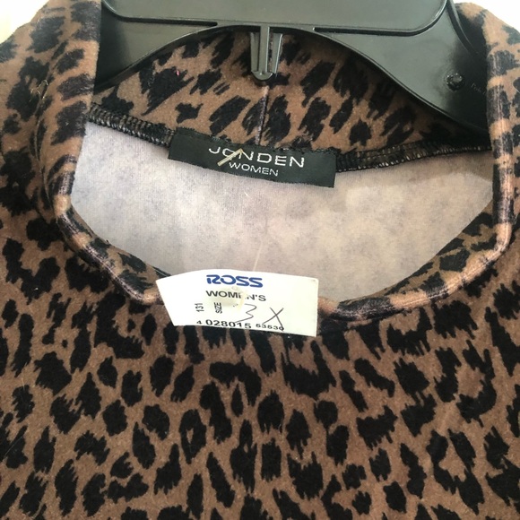 Jonden Women Short Sleeve Velour Top Plus Size 3x - Picture 6 of 6